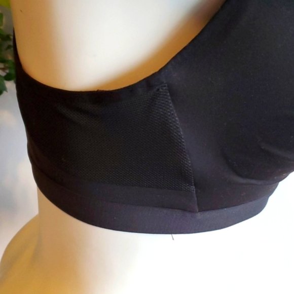 Victoria's Secret sports bra black zip front, 36D ❤️ - Picture 2 of 9